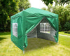2.5x2.5m Outdoor Pop Up Gazebo Garden Party Marquee Tent with 4 Leg Weights Bags