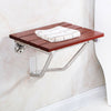 Folding Shower Seat Bench Wall Mounted Bathroom Seat Stool Elderly Disabled