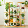 Decorative Plants Stand 11 Tiered Flowers Display Shelf Wooden Pots Holder Rack