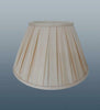 6'' to 20'' Fabric Box Pleat Lamp Shade Table Light Lampshade Mink Cream Ivory