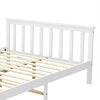 4ft6 Standard Double Bed Frame Solid Wood Pine with Slats Fit Mattress 190x135cm