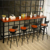 1x Breakfast Bar Stools Seat Industrial Retro Vintage Kitchen Dining Chair Wood