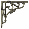 Single Cast Iron Shelf Bracket Antique Rustic Victorian Wall Brackets (10-20cm)