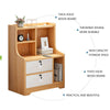 Bedside Tables NightStand Cabinet Storage with Lockable Drawers keys Bedroom