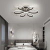 Modern LED Ceiling Light Metal Acrylic Chandelier Flower Lamp Living Dining Room