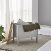 Ottoman Toy Box Chest Wooden Storage Blanket Bedding Trunk Cabinet UK