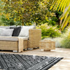 Large Garden Rug Summer Area Runner Lightweight Mat 120x180cm Outdoor/Indoor Mat