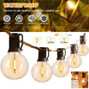 50FT Globe Outdoor Garden Festoon Fairy String Lights 50+3 Bulbs Mains Powered