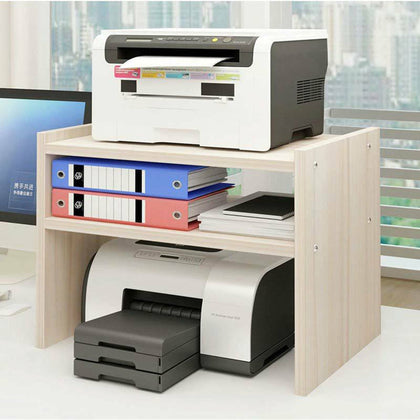 Printer Stand Desk Organizer Wood File Drawer Office Supplie Storage Shelf ~UK