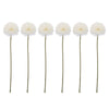 6PCS Artificial Dandelion Flower Silk Hyacinth Flower Wedding Home Decorations