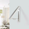 STAINLESS STEEL FOLDING WALL HANGER PORTABLE CLOTHES STORAGE ORGANISER