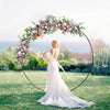 2M Wedding Balloon Arch Round Hoop Backdrop Flower Display Stand Frame Black