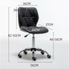 Swivel PU Cushioned Chair Adjustable Salon Barber Office Computer Desk Studio UK