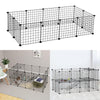 10/12/36 Panel Pet Fence Playpen Puppy Dog Small Animals Enclosure Cage Indoor