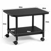 Mobile Under-Desk Printer Stand 2-Tier Printer Cart Office Home Coffee Table