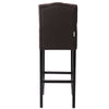 1/2X Bar Stools Velvet Breakfast Chair Kitchen High Counter Stool Pub Restaurant