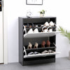 2 Drawer Shoe Storage Cabinet Cupboard Rack Shelf Footwear Organiser Shoes Stand