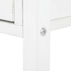White Bedroom Bedside Table Unit Cabinet Nightstand with 1 Drawer 2 Shelves