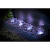 3 LED Solar Powered Ground Lights Outdoor Garden Lawn Floor Patio Decking Lamp