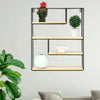 Industrial Shelf Wall Mounted Shelving Storage Bookshelf Plant Display Rack Unit