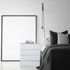 Modern Chest of Drawers Bedside Table Cabinet Nightstand 4 Drawers Bedroom White