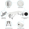 Mondeer 2/3 Folding Portable Lightweight Massage Table Salon Beauty Tattoo Couch