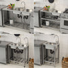 Stainless Steel Commercial Kitchen Sink Catering Sink Single Double Bowl Drainer