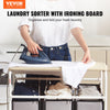 3-Section Laundry Sorter Cart Rolling with Ironing Board & Removable Bags