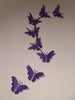 20 3d PEARLESCENT BUTTERFLY TOPPER WALL DECORATION DECOR STICKERS GIRLS ROOM cur