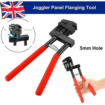 UK Heavy Duty Joggler Panel Flanging Hole Punch Tool For Sheet Metal Edge Setter