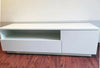 Modern WHITE GLOSS TV Cabinet Stand Media Entertainment Drawer Unit 138cm Muza