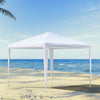 3x3m Party Tent Marquee Gazebo Garden Patio Wedding Canopy Waterproof Heavy Duty