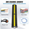VEVOR 4 PCs 39'' Cable Protector Ramp 18000 lbs Speed Bump Floor Cable Protector