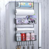 Refrigerator Side Rack Kitchen Fridge Side Organizer Storage Holder Shelf Metal