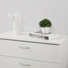 Modern White Chest of Drawers 3 Draws Bedroom Furniture Hallway Storage Cabinet