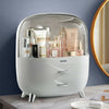 Tabletop Make-Up Organizer Box Cosmetic Jewelry Storage Display Case 2 Drawers