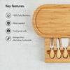 Oval Bamboo Cheese Board Set