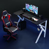 Gaming Desk Computer PC Table Workstation w/ Headphone Hook & Cup Holder Office