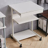 Small Rolling Computer Desk Study Writing Desk Home Office PC Table Laptop Stand