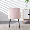 Set of 2 Morden Velvet Dining Chairs Living Room Luxury Chairs Counter Chairs