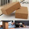 2 x Cork Yoga Blocks/Bricks For Alignment - Natural & Eco-Friendly - Free UK New