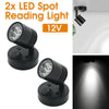 2x 12V LED Spot Reading Lights Lamp For Home Room Car RV Camper Van Caravan Boat