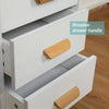 Dressing Table Stool Set Mirror Makeup Vanity Jewellery Table with Drawers White