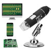 1600X LED Microscope Digital Microscope Camera HD Handheld Microscope w/ Bracket