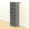 4 Tier Wooden Black Cube Bookcase Storage Display Unit Modular Shelving/Shelves
