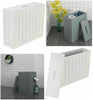 Wooden Tidy Box Toilet Roll Storage Slimline Shaker Unit Multi purpose Bathroom