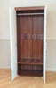 Bedroom Furniture Set *White & Walnut* Wardrobe 4+4 Drawer Chest Bedside Cabinet