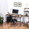HOOBRO Computer Desk Large Office Desk Sturdy Writing Table Workstation Vintage