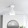 Modern Ceiling Fan Dimmable Led Lighting Fan Reversible Blades w/ Remote Control