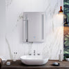 LED Bathroom Mirror with Touch Sensor Illuminated Lights Wall Mounted 450x600mm